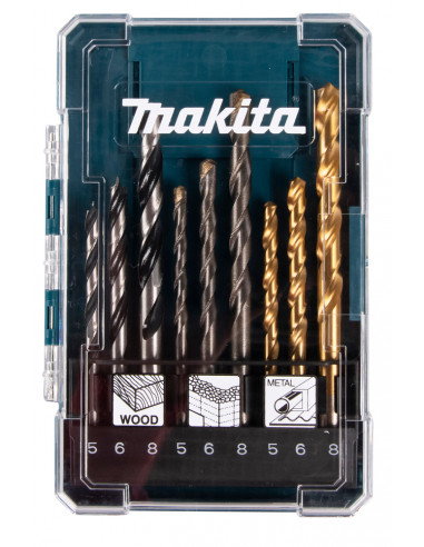 Makita puuride komplekt 9 osaline...