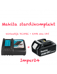 Makita kiirlaadija + 5,0Ah...