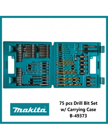 Makita 75-osaline puuride ja otsikute...