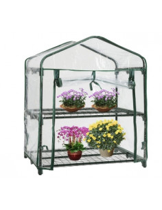 Mini kilekasvuhoone 2 riiuliga