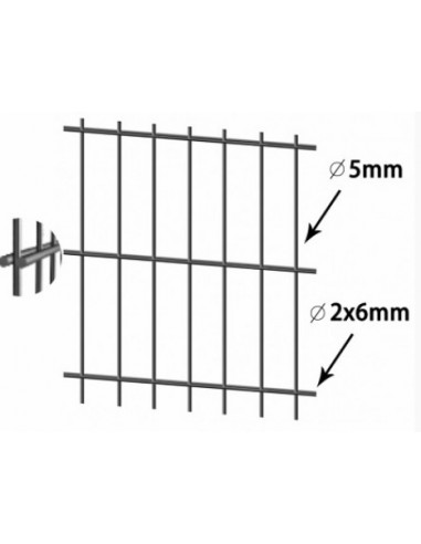 Aiapaneelid RAL6005 2D 1630x2500mm