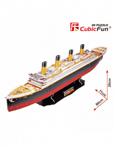 CUBICFUN 3D pusle Titanic (Suur)