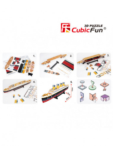 CUBICFUN 3D pusle Titanic (Väike)