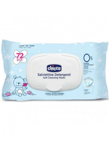 CHICCO Puhastuslapid 72tk CHICCO Puhastuslapid 72tk
