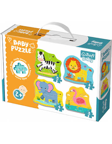 TREFL Beebipusle komplekt Safari loomad