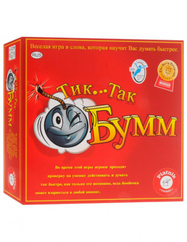 PIATNIK Lauamäng "Tik Tak Pomm" (vene...