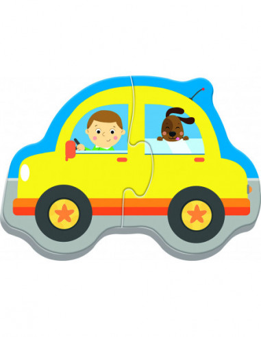 TREFL Beebipusle komplekt Sõidukid