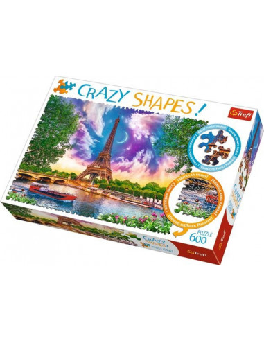 TREFL CRAZY SHAPES Pusle Pariis, 600 osa