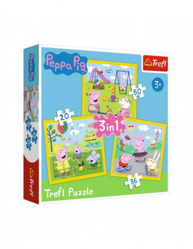 TREFL PEPPA PIG Pusle komplekt, 3 tk,...