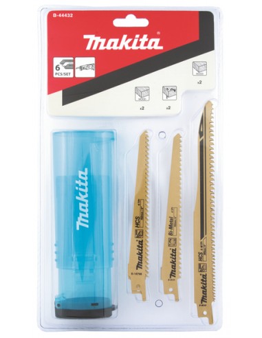 Makita UNIV.SAETERADE KMPL. 6tk. B-44432