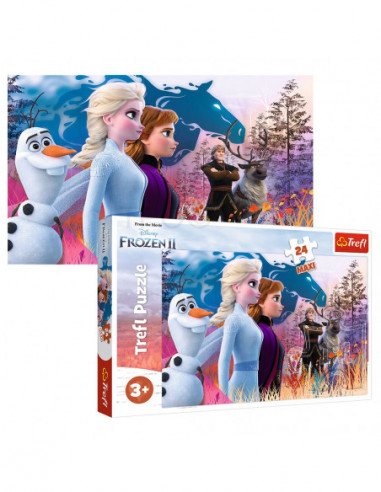 TREFL FROZEN Maxi Pusle Frozen 2, 24 osa