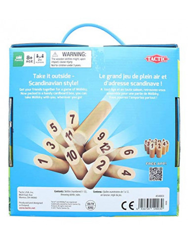 TACTIC Mäng Mölkky kartongkarbis