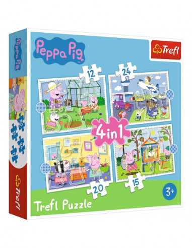 TREFL PEPPA PIG Puslede komplekt, 4... TREFL PEPPA PIG Puslede komplekt, 4...