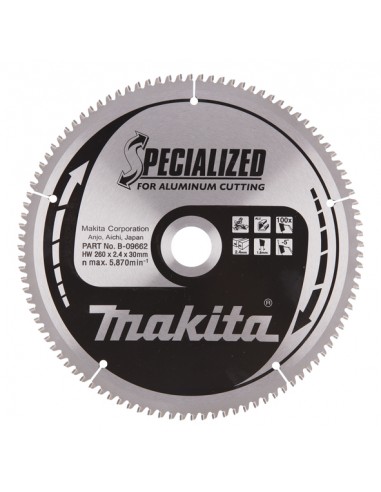 MAKITA SAEKETAS 260x30x2,3mm 100T -5...