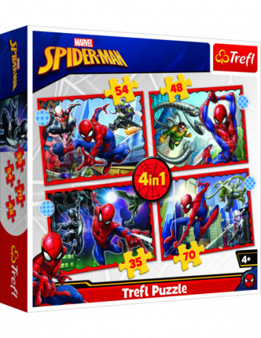 TREFL SPIDER-MAN Puslede komplekt 4...