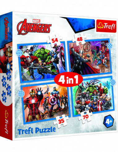 TREFL AVENGERS Puslede komplekt 4 in...