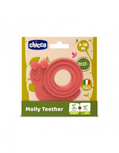 CHICCO ÖKO Närimisrõngas "Tigu" CHICCO ÖKO Närimisrõngas "Tigu"