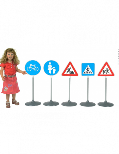 KLEIN Liiklusmärkide komplekt, 5-osaline