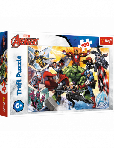 TREFL AVENGERS Pusle Tasujad, 100 osa TREFL AVENGERS Pusle Tasujad, 100 osa