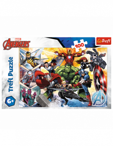TREFL AVENGERS Pusle Tasujad, 100 osa TREFL AVENGERS Pusle Tasujad, 100 osa