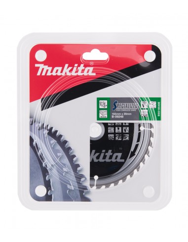 MAKITA SAEKETAS 165x20x1,6mm 40T 18°...