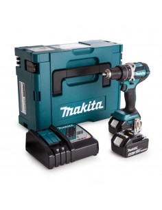 Makita ударная дрель-шуруповерт DHP484RTJ 2x5,0Ah