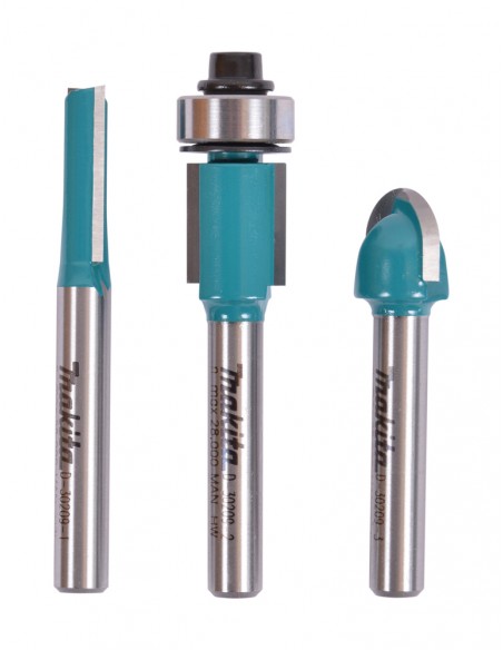 Makita freesiterade komplekt 3 tk D-30209 Makita freesiterade komplekt 3 tk D-30209