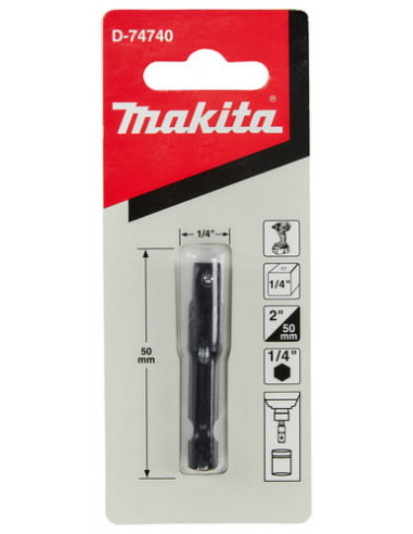 Padruni adapter 1/4"x50mm