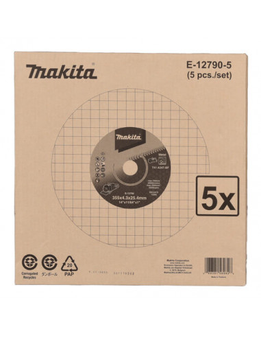 LÕIKEKETAS 355X4,3X25,4MM 5tk, (E)...