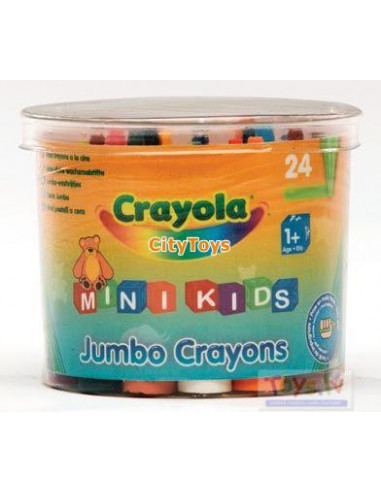 CRAYOLA MINIKIDS 24 suurt kriiti