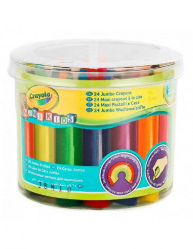 CRAYOLA MINIKIDS 24 suurt kriiti