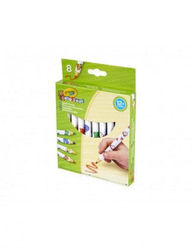 CRAYOLA MINIKIDS 8 suurt dekoreeritud...