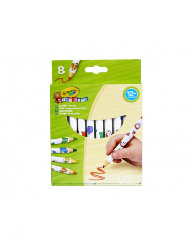 CRAYOLA MINIKIDS 8 suurt dekoreeritud...