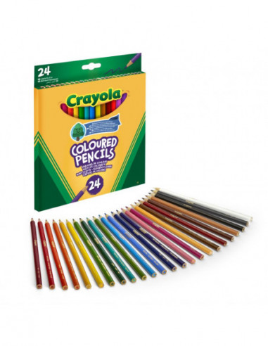 CRAYOLA Värvipliiatsid, 24 tk