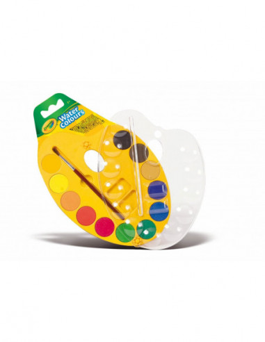 CRAYOLA Akvarellvärvi palett, 12 värvi