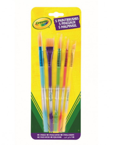 CRAYOLA Värvipintslid, 5 tk
