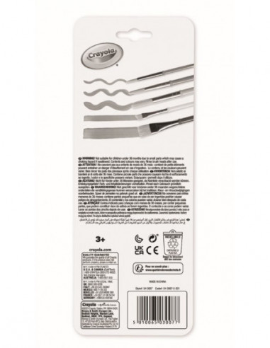 CRAYOLA Värvipintslid, 5 tk