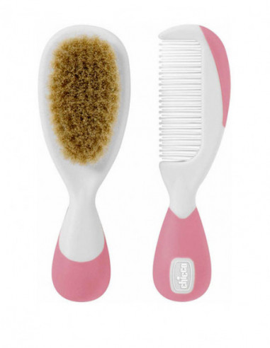 CHICCO Kammi ja harja komplekt, roosa CHICCO Kammi ja harja komplekt, roosa