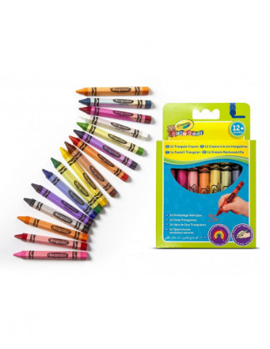 CRAYOLA MINIKIDS Kolmnurksed kriidid,...
