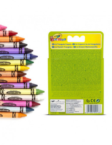 CRAYOLA MINIKIDS Kolmnurksed kriidid,...