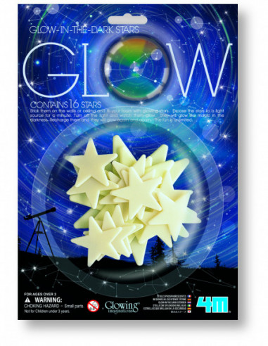 4M Pimedas Helendavad Tähed, 16 tk