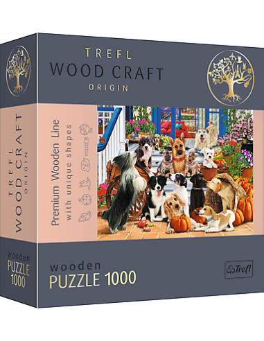 TREFL puidust pusle Koerad, 1000 osa