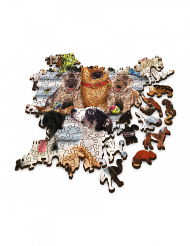 TREFL puidust pusle Koerad, 1000 osa