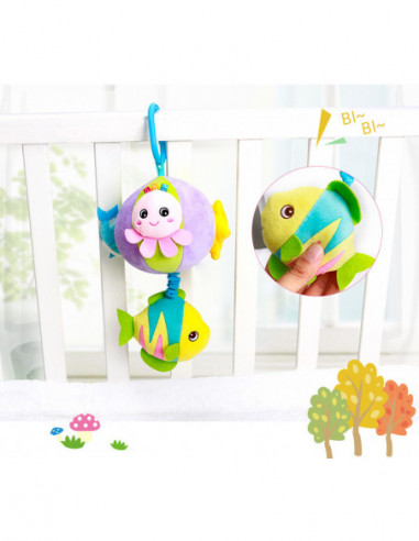 HOOGAR Pehme mänguasi muusikaga, kala HOOGAR Pehme mänguasi muusikaga, kala