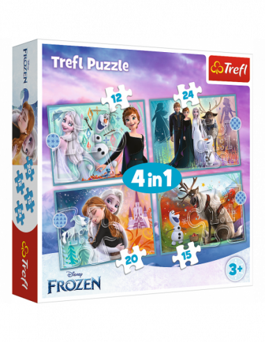 TREFL FROZEN Puslede komplekt, 4 tk