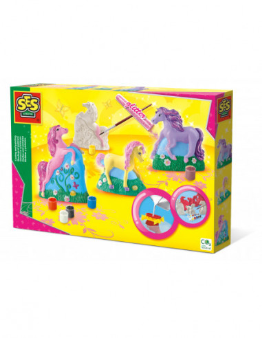 SES Kipsi valamise komplekt 3 hobust