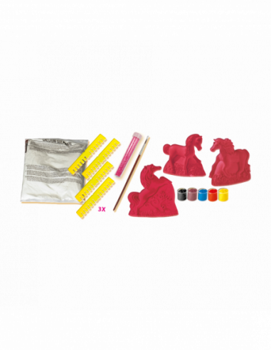 SES Kipsi valamise komplekt 3 hobust