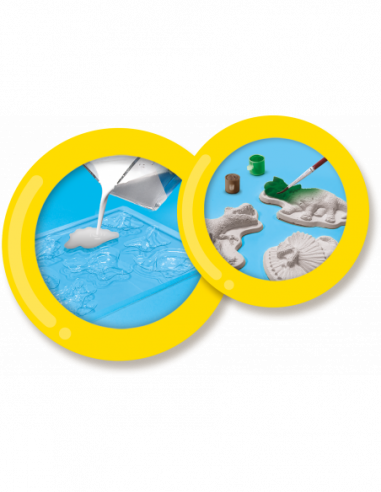 SES Kipsi valamise komplekt Dinosaurused