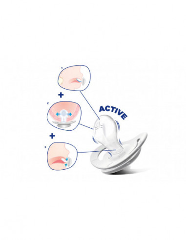 CHICCO Physio silikoonlutt 6K+