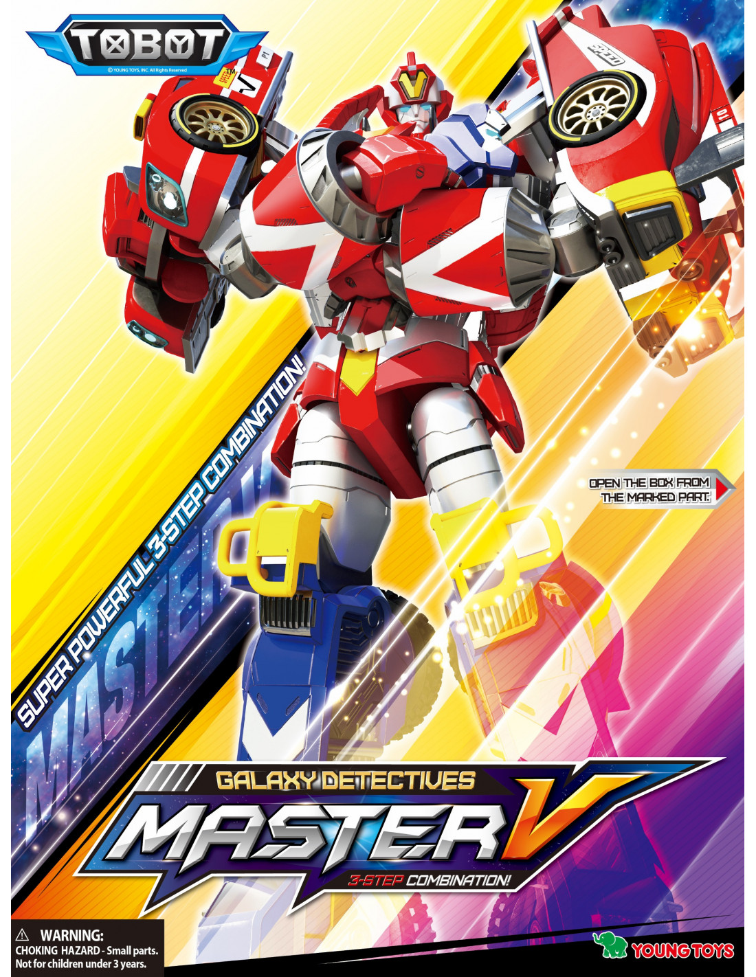 TOBOT Galaxy Detectives robot-transformer Master V, 28 cm
